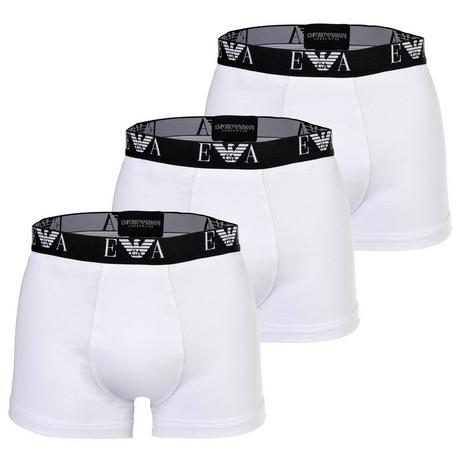 EMPORIO ARMANI Bold Monogram Figurbetonte Boxershorts 3er Pack  