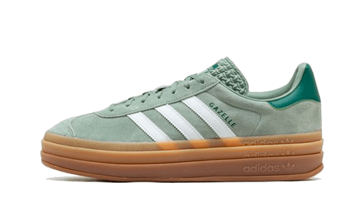 adidas  Adidas Gazelle Bold Silver Green 