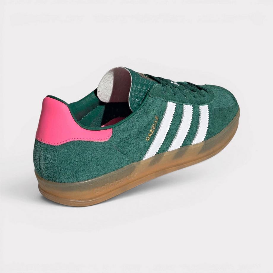 adidas Gazelle Indoor Collegiate Green Lucid Pink Sneakers  