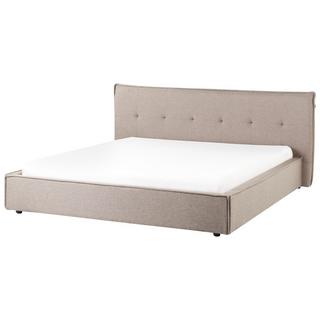 Beliani Letto en Lino sintetico Moderno LESTRE  