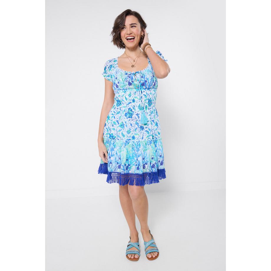Joe Browns Mini-Kleid mit Pailletten- und Stickdetail  