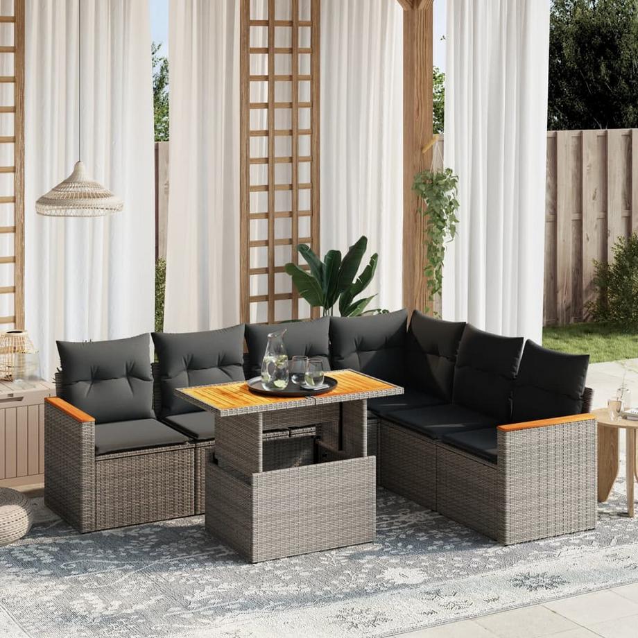 VidaXL Garten sofagarnitur poly-rattan  