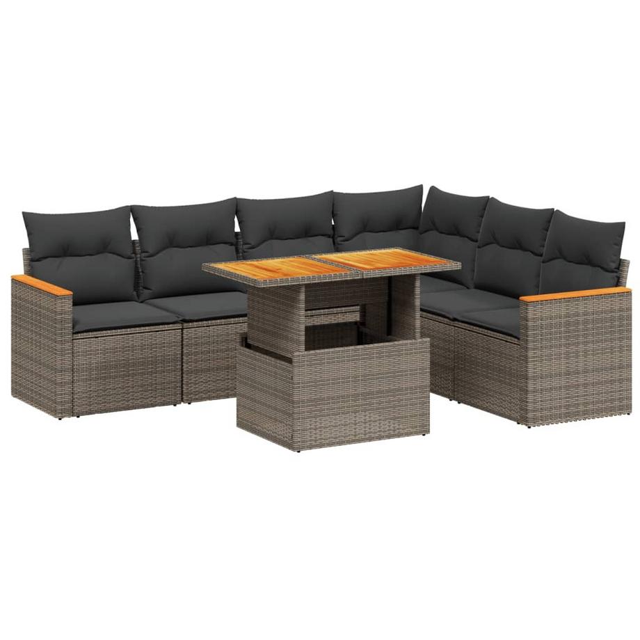 Garten sofagarnitur poly-rattan