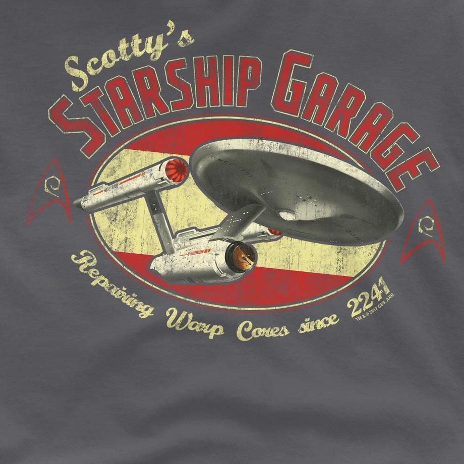Star Trek Scotty's Garage T-Shirt Imprimé  