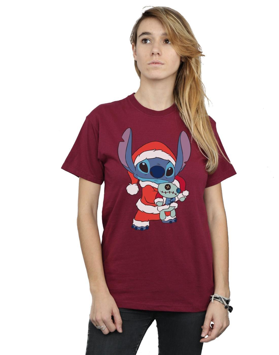 Disney  Lilo And Stitch Stitch Christmas TShirt 