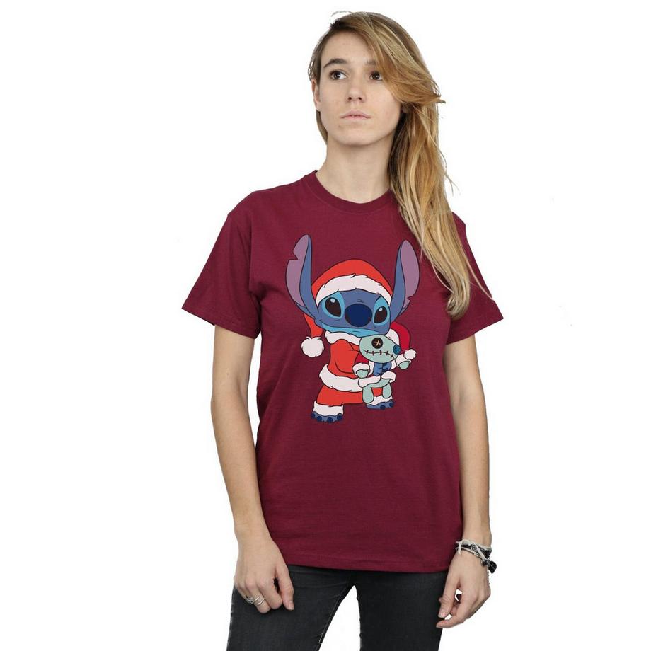 Disney Stitch Christmas Santa T-Shirt  