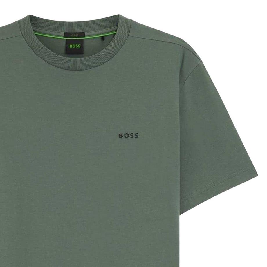BOSS T-Shirt Coupe Régulière avec Logo  