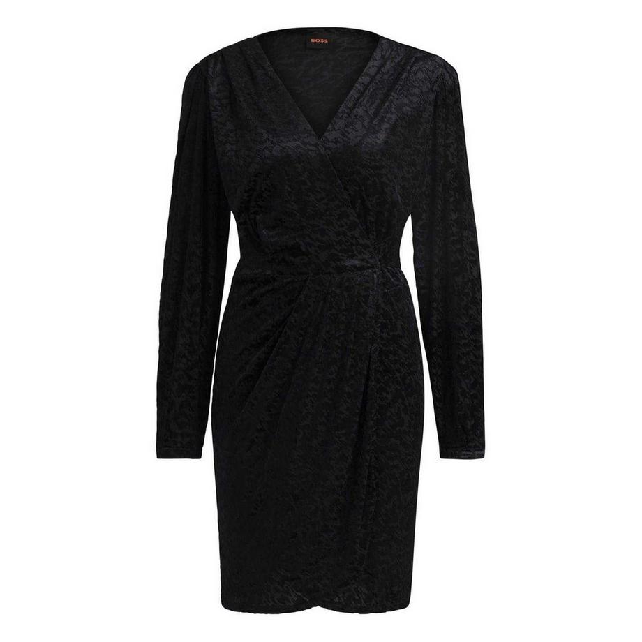 Edevoras Wickelkleid, Vausschnitt, Langärmlig