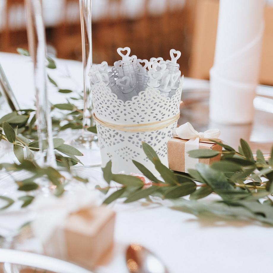 B2X  Seifenblasen Hochzeit 48er Set 