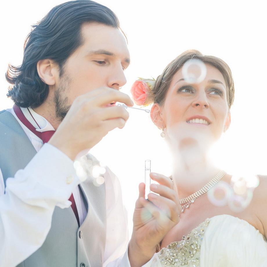 B2X  Seifenblasen Hochzeit 48er Set 