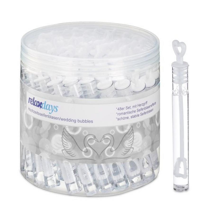 B2X  Seifenblasen Hochzeit 48er Set 