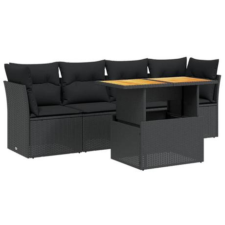 VidaXL Garten sofagarnitur poly-rattan  