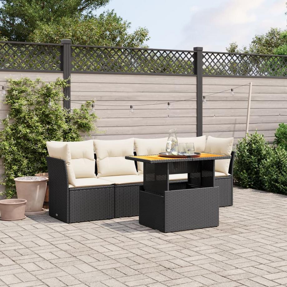 VidaXL Garten sofagarnitur poly-rattan  