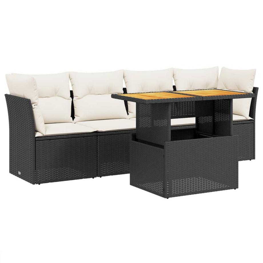 Garten sofagarnitur poly-rattan