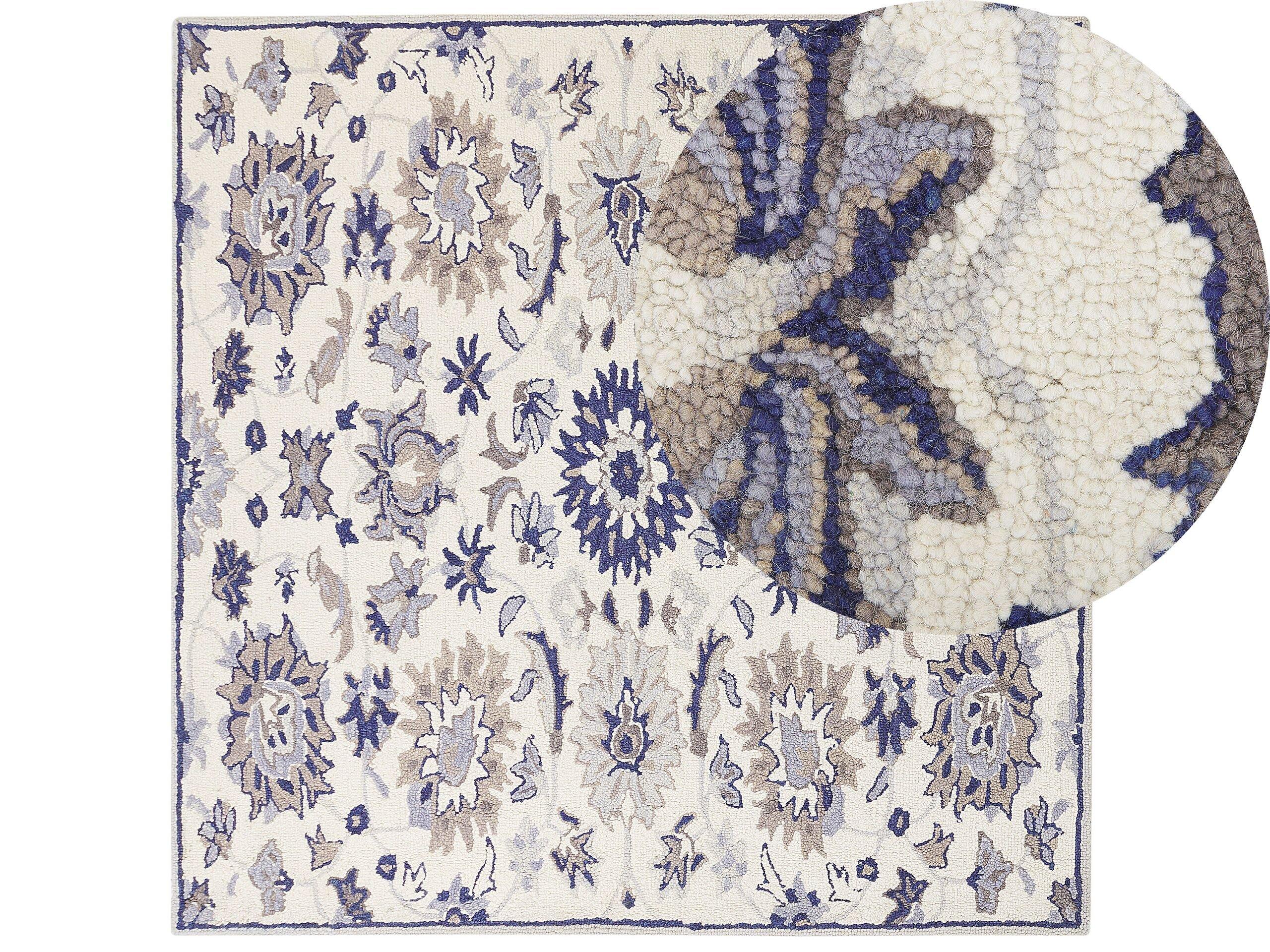 Beliani Teppich aus Wolle Klassisch KUMRU  