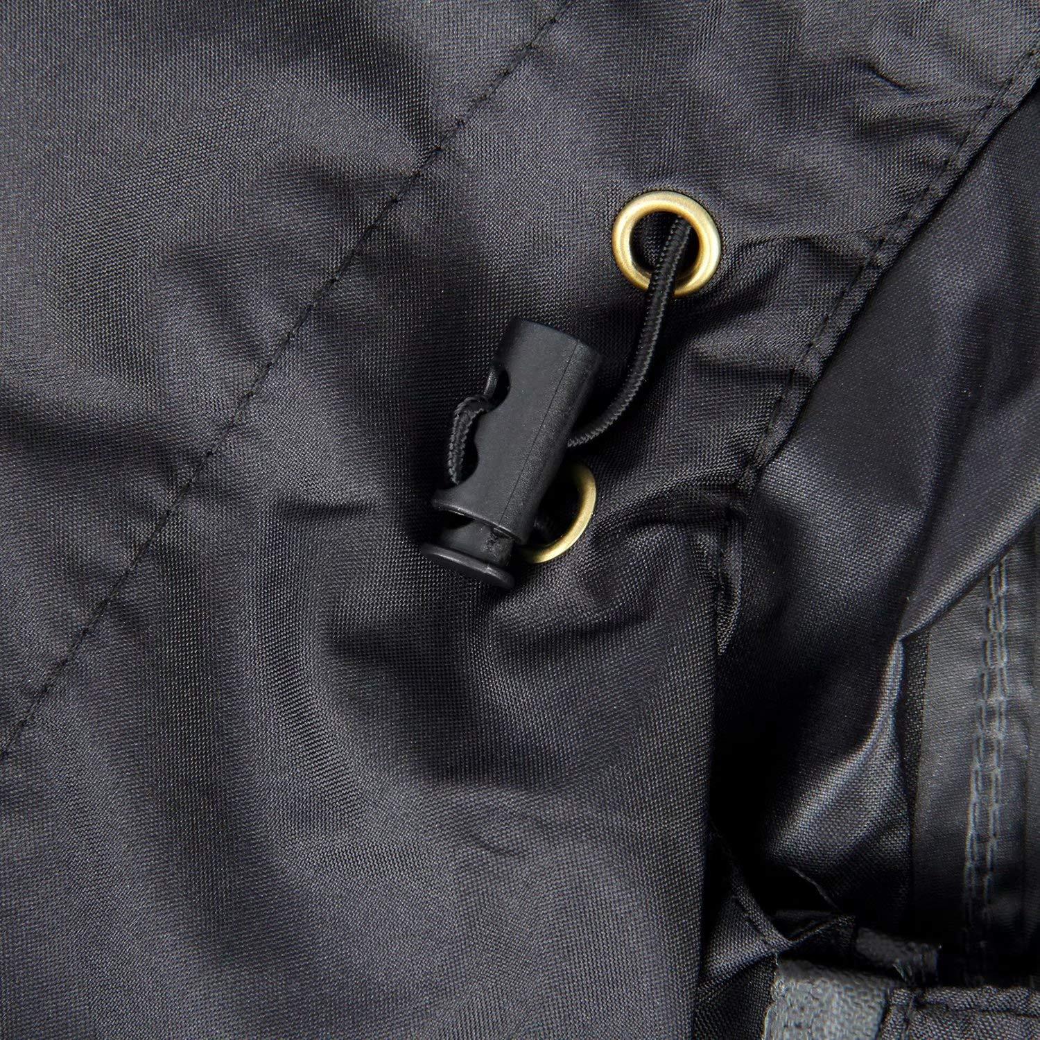 Alopini Unisex Wasserdichter Regenponcho mit Kapuze  