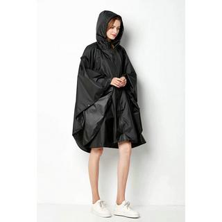 Alopini Unisex Wasserdichter Regenponcho mit Kapuze  