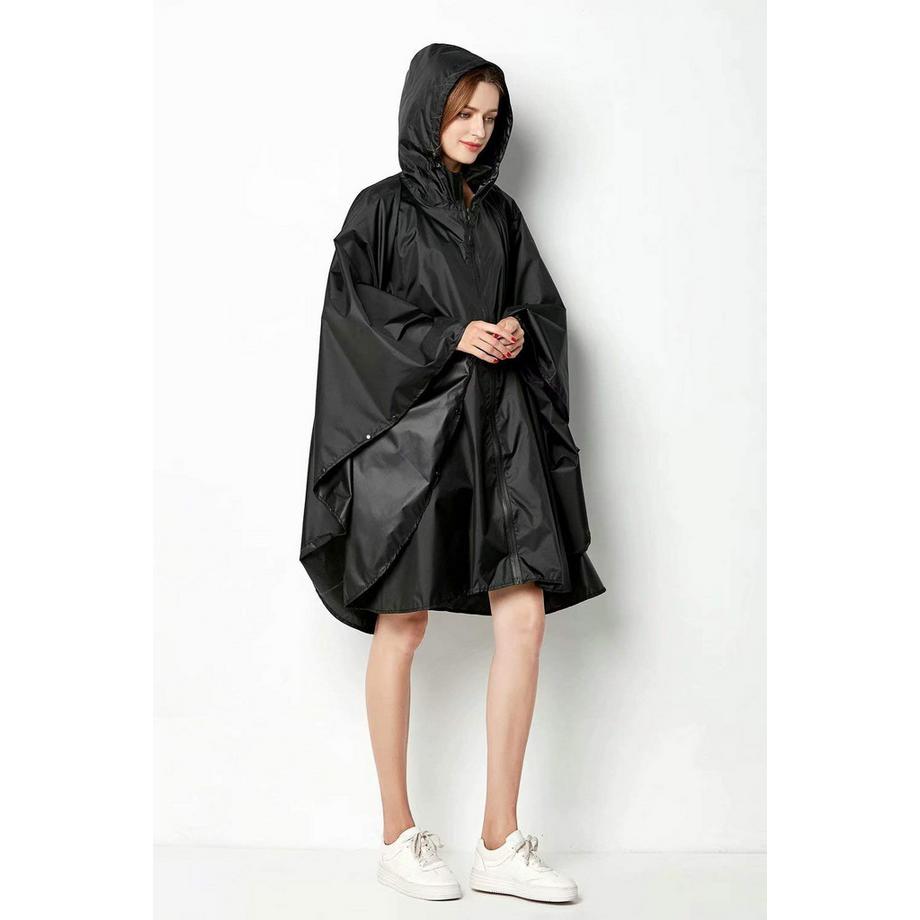 Alopini Poncho Antipioggia Impermeabile Unisex con Cappuccio  