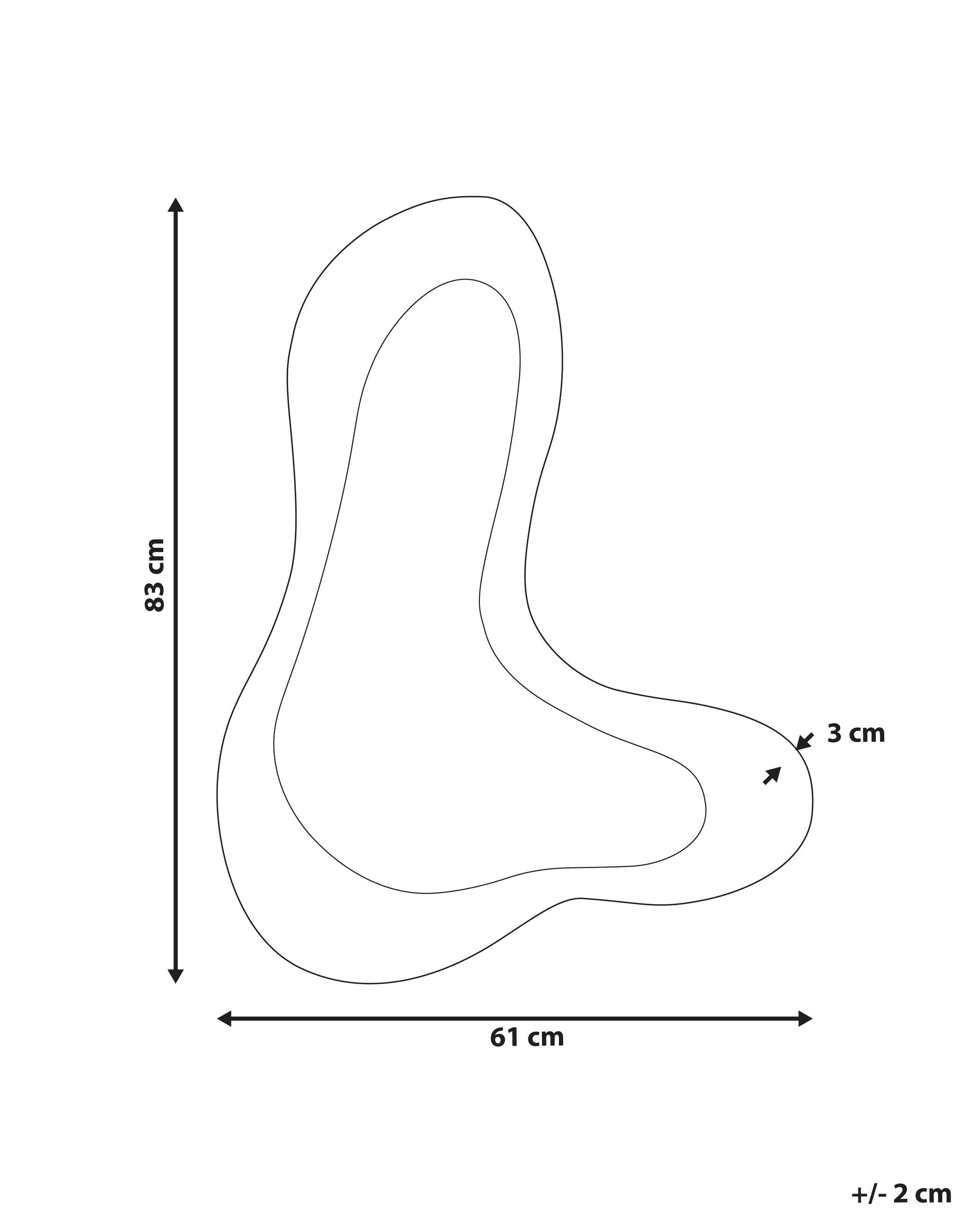 Beliani Wandspiegel  Retro GUICLAN  