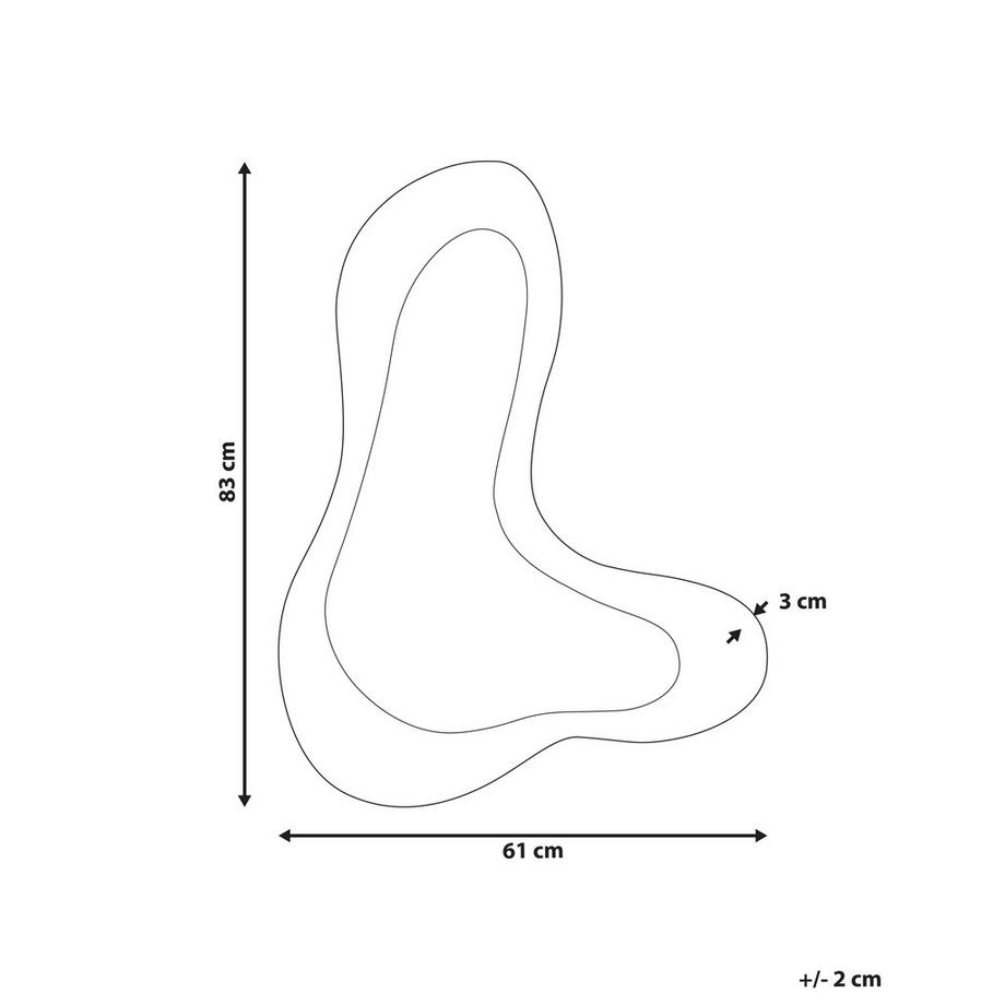 Beliani Specchio  Retrò GUICLAN  