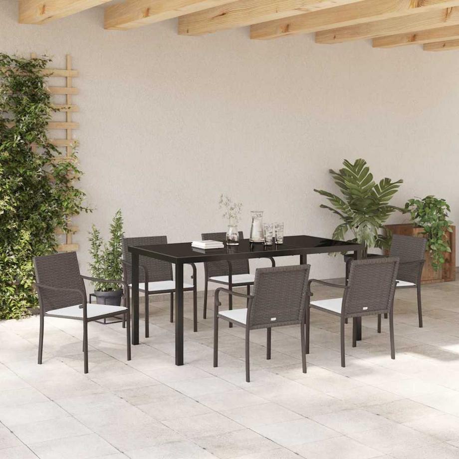 VidaXL Garten essgruppe poly-rattan  