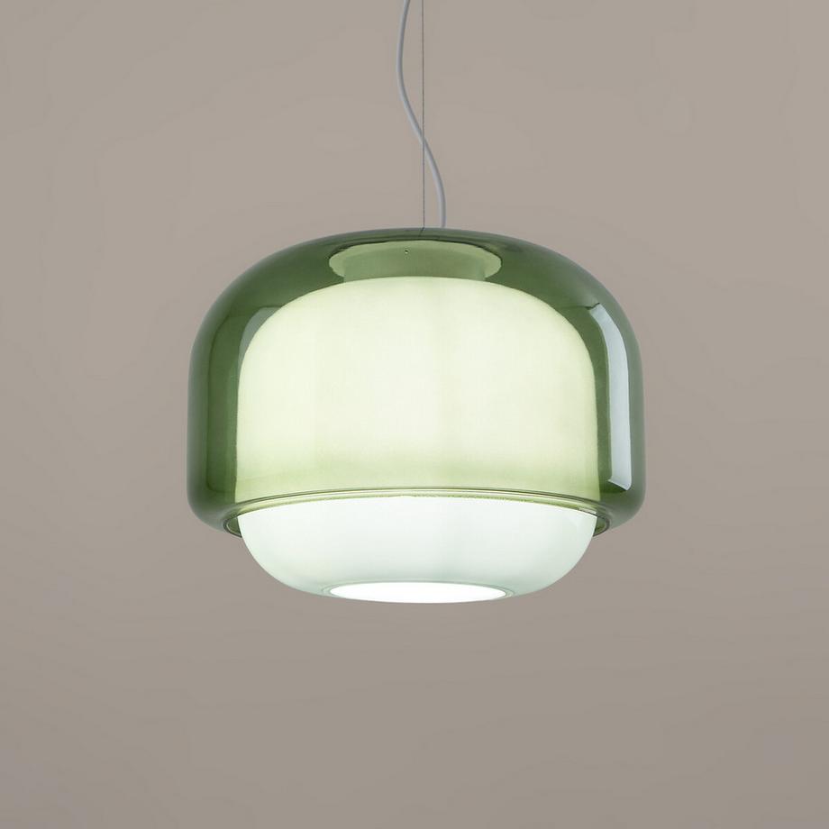 La Redoute Intérieurs Suspension en verre coloré Ø30  