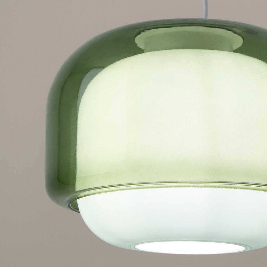 La Redoute Intérieurs Suspension en verre coloré Ø30  