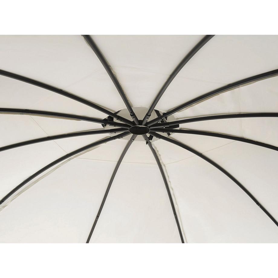 Beliani Pavillon aus Stahl Mediterran SAFARA  