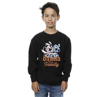 Disney  Lilo And Stitch Ohana Angel Hug Sweatshirt 