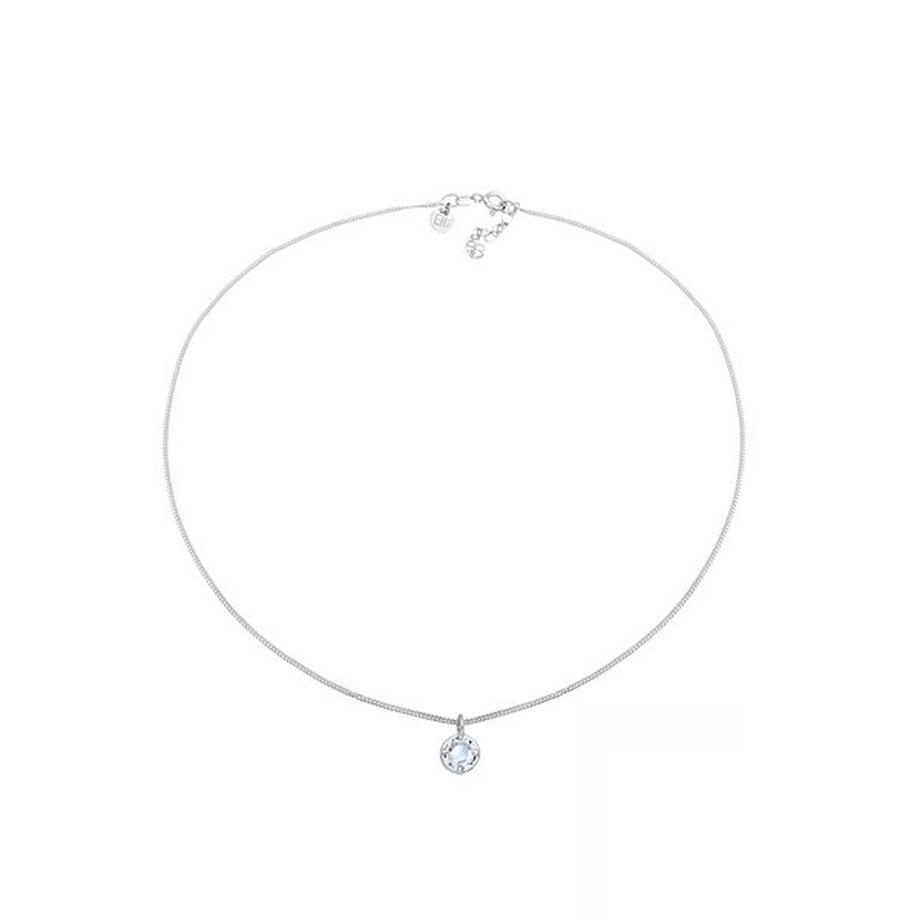 Elli  Halskette Choker Kristall Anhänger 