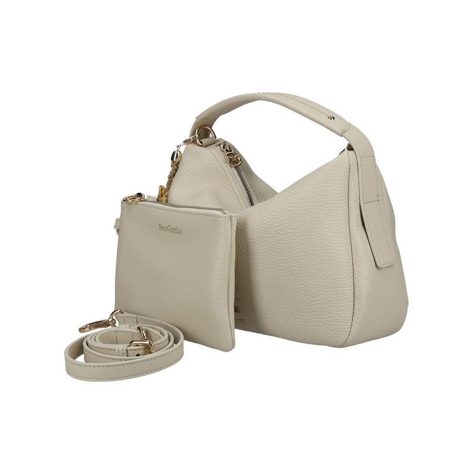 Nero Giardini Handtasche mit abnehmbarer Tasche und Blumenanhänger  