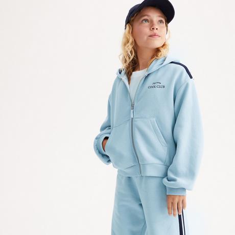 La Redoute Collections  Sweat zippé à capuche en molleton 