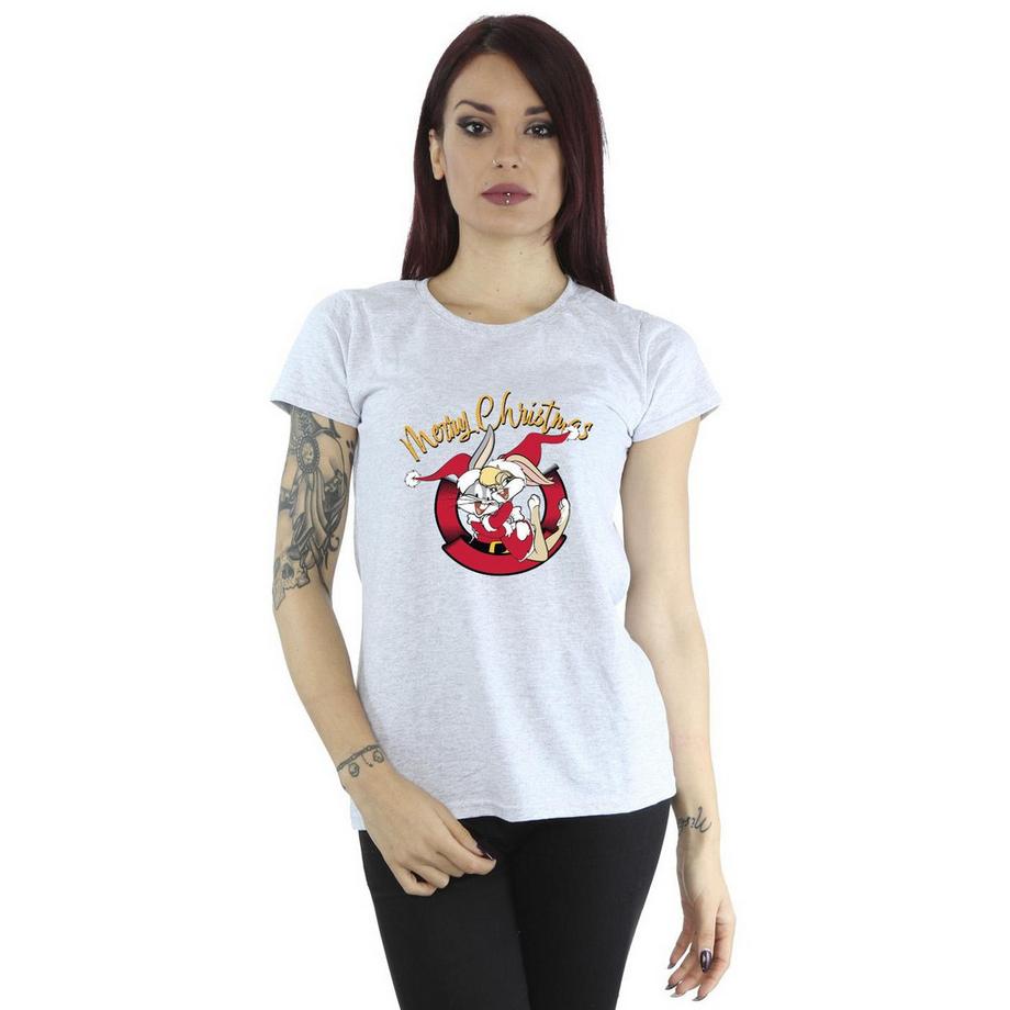 LOONEY TUNES Merry Christmas Bugs Bunny T-Shirt  