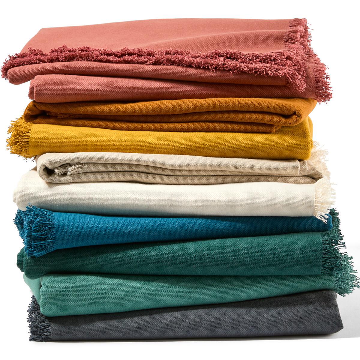 La Redoute Intérieurs Coperta Panama con Frange  