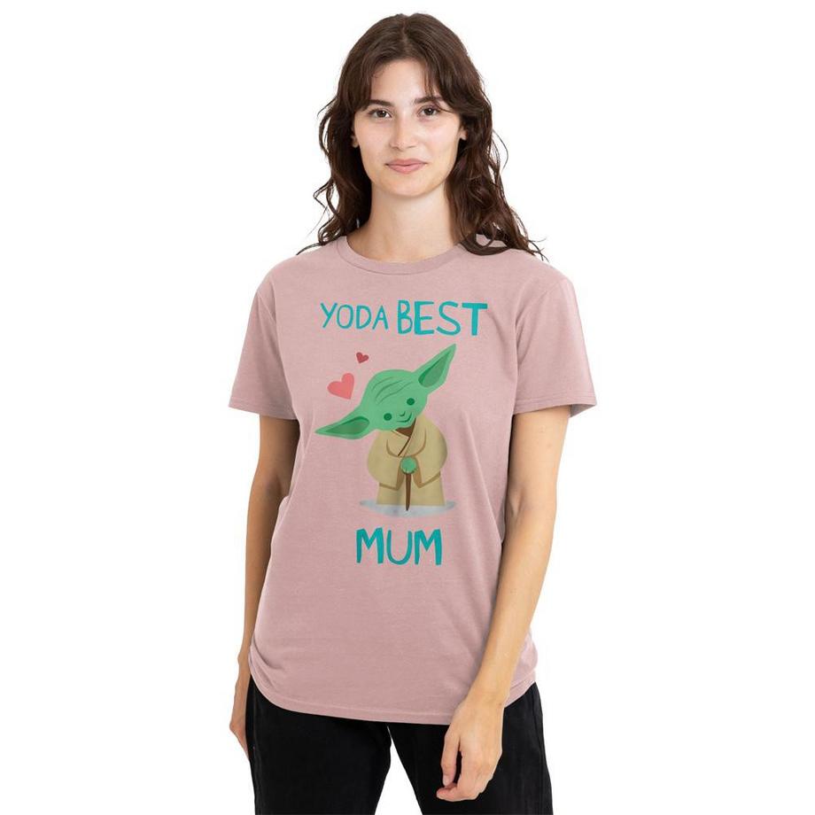 STAR WARS T-Shirt Imprimé Graphique Yoda Best Mum  