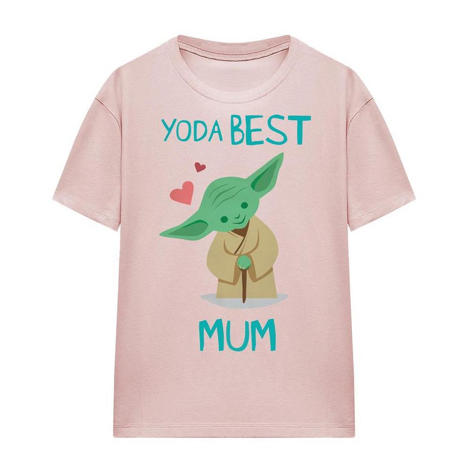 T-ShirtFête Des Mères Motif Yoda Best Mum
