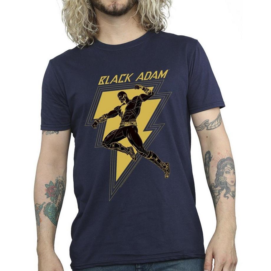 DC COMICS Black Adam T-Shirt Stampata  