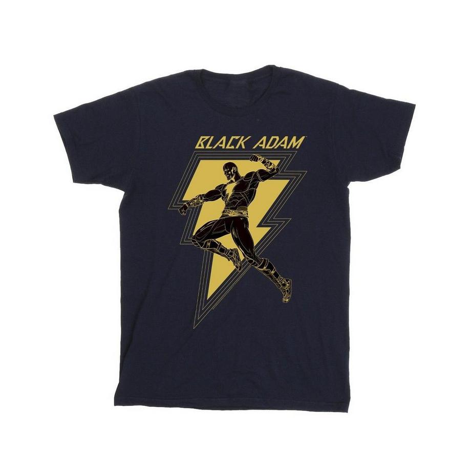 DC COMICS Black Adam T-Shirt Stampata  