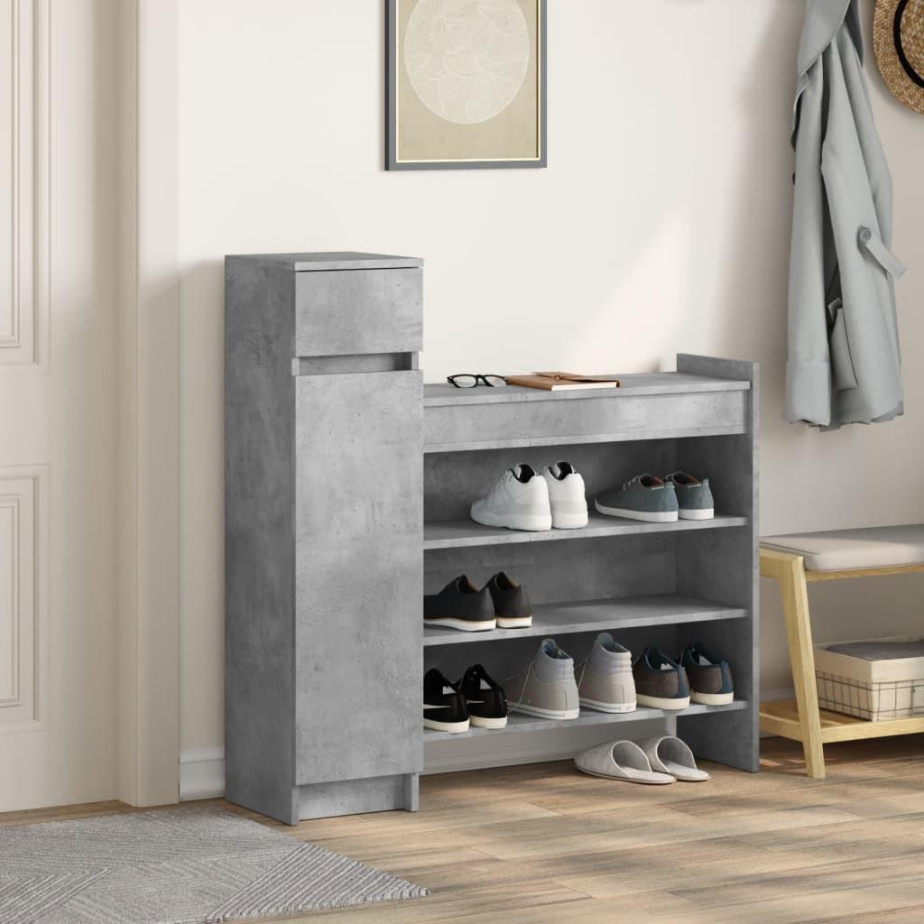 VidaXL Armoire à chaussures bois d'ingénierie  