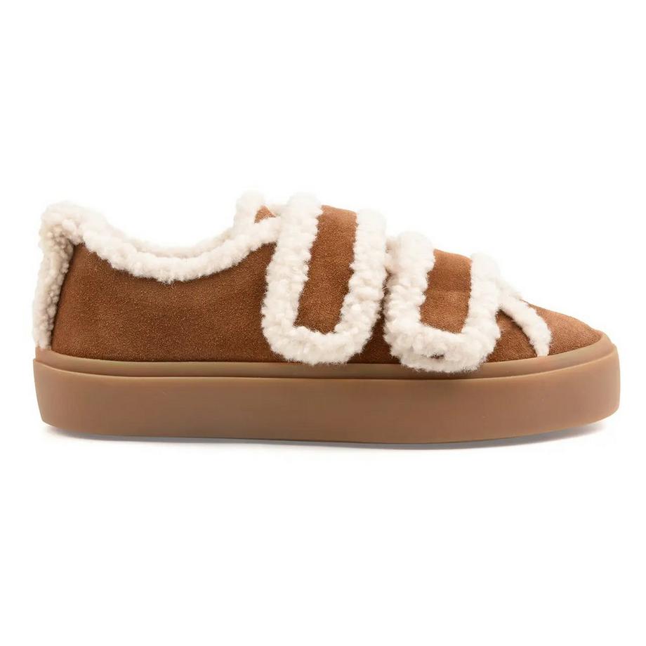 INUIKII Sneaker Shearling Low Velcro  