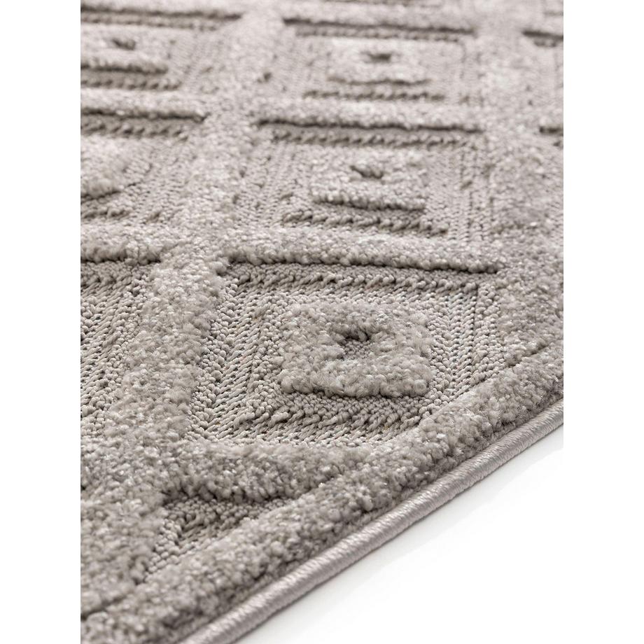 Benuta Teppich Leo Hellgrau  