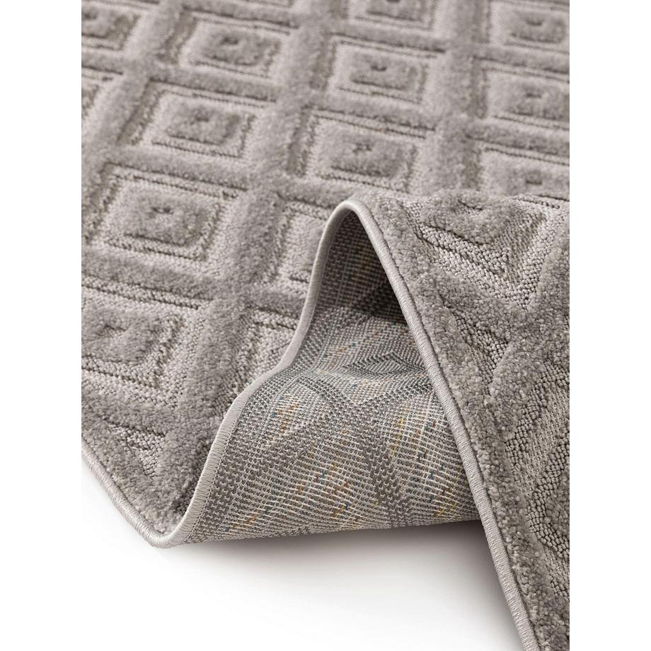 Benuta Teppich Leo Hellgrau  