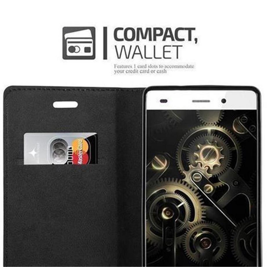 Cadorabo  Hülle für Huawei P8 LITE 2015 Magnetverschluss, Kartenfach 