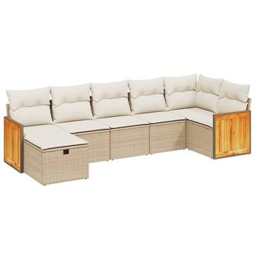 Garten sofagarnitur poly-rattan