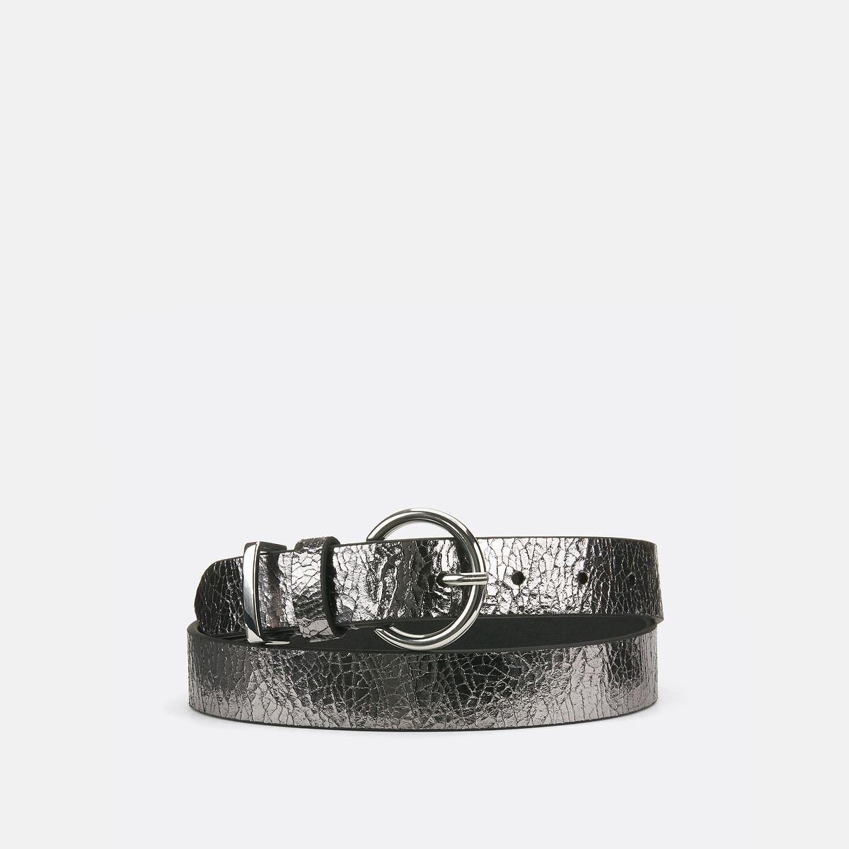 La Redoute Collections Ceinture en Cuir à Boucle  