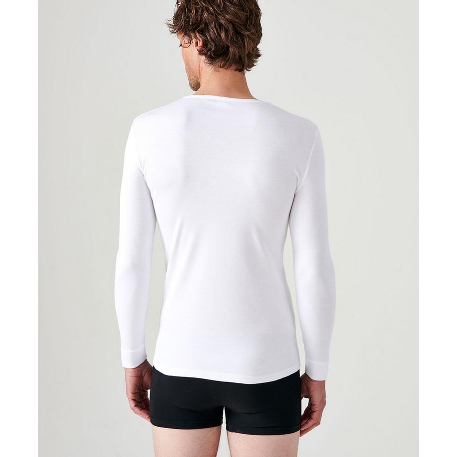 Damart Tee-shirt Col V Manches Longues Chaleur Medium 3  