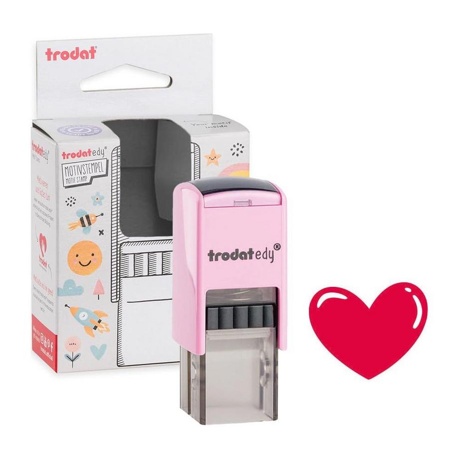 Trodat tampon encreur Edy Fix cœur  