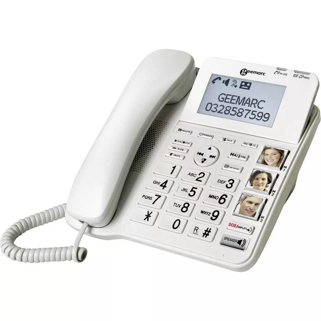Geemarc - CL595 Seniorentelefon, Multicolor