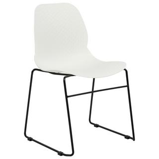 Beliani Konferenzstuhl 4er Set aus Polypropylen Modern PANORA  