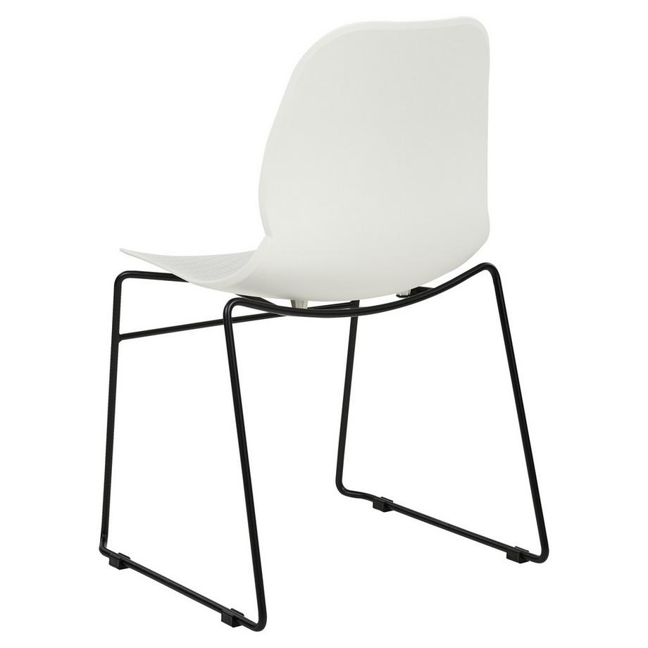 Beliani Set di 4 sedie da conferenza en Polipropilene Moderno PANORA  